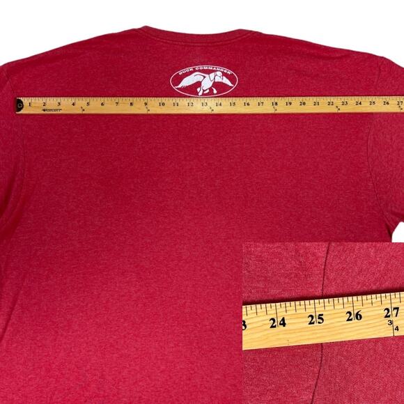 Duck Dynasty Duck Commander Happy Happy Happy Tee Shirt in Heathered Red XXXL - Picture 7 of 11